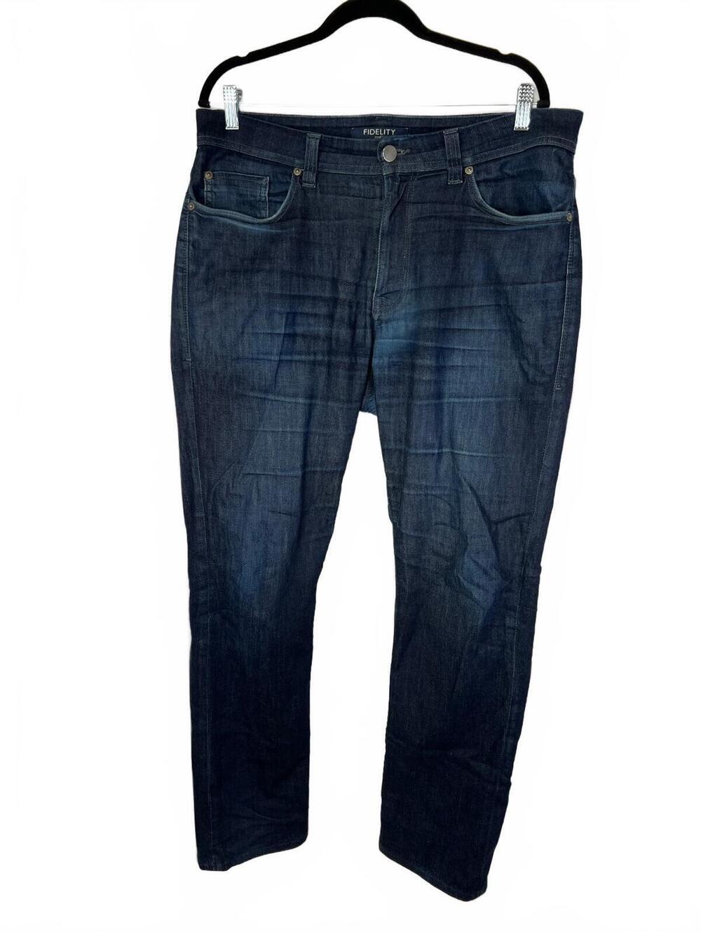 Fidelity Denim Jimmy Men's Dark Blue Jeans Size 36